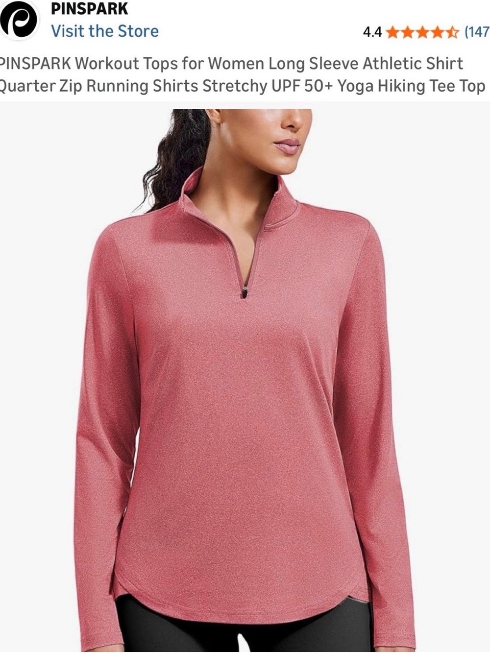 PINSPARK Athletic Quarter Zip